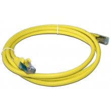 Патч-корд RJ45 - RJ45, 4 пары, FTP, категория 6, 1.5 м, желтый, LSZH LANMASTER LAN-PC45/S6-1.5-YL