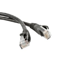 Патч-корд RJ45 - RJ45, 4 пары, UTP, категория 5е, 7 м, черный, LSZH LANMASTER LAN-PC45/U5E-7.0-BK