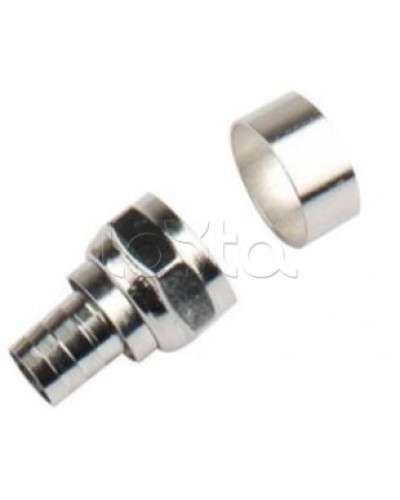 Штекер F-разъем под обжим (RG59) LAZSO APFC12-RG59(100) в Рыбинске Коннекторы Pintop.ru