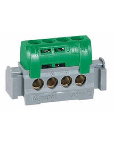 Клеммник зеленый 4х1.5-16 мм2 LEGRAND 004830 в Рыбинске Клеммные колодки Pintop.ru