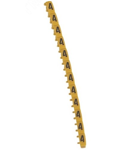 Маркер 4 0,15/0,5 ЖЛТ CAB3 Legrand 038104 в Рыбинске Аксессуары для кабель-канала Pintop.ru