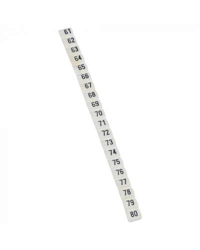 Маркер CAB3 цифры 61-80 Legrand 038163 в Рыбинске Аксессуары для кабель-канала Pintop.ru