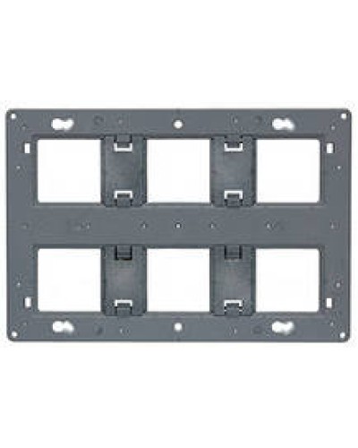 Суппорт Mosaic на 2x6, 2x8 или 2x3x2 модулей LEGRAND 080266 в Рыбинске Аксессуары для кабель-канала Pintop.ru