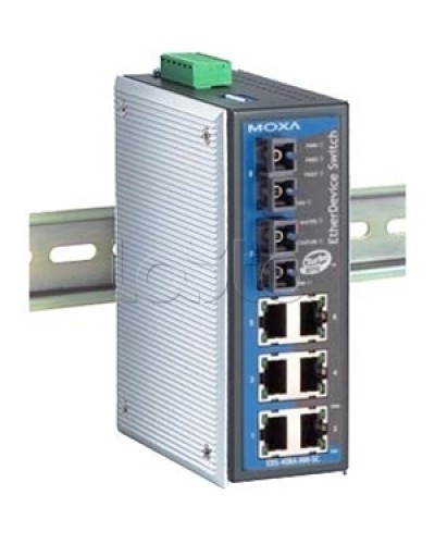 Коммутатор управляемый начального уровня 8-портовый Moxa EDS-408A-SS-SC в Рыбинске Коммутаторы Pintop.ru