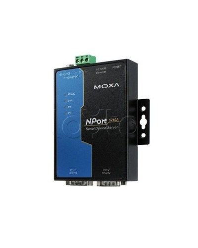 Сервер 2-портовый RS-232 в Ethernet Moxa NPort 5210A-T в Рыбинске Дополнительное оборудование для ОПС Pintop.ru