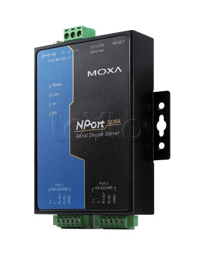 Сервер 2-портовый RS-422/485 в Ethernet Moxa NPort 5230A в Рыбинске Дополнительное оборудование для ОПС Pintop.ru