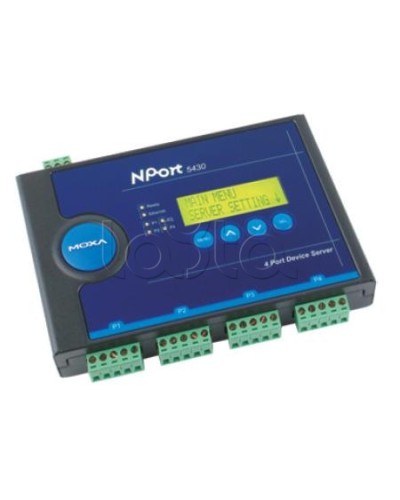 Сервер 4-портовый RS-422/485 в Ethernet Moxa NPort 5430 в Рыбинске Дополнительное оборудование для ОПС Pintop.ru