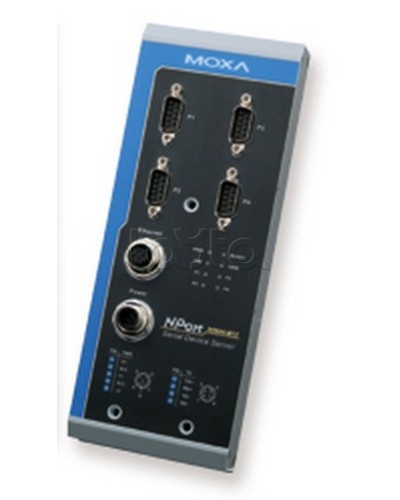 Сервер 4-портовый RS-232/422/485 в Ethernet Moxa NPort 5450AI-M12-CT в Рыбинске Дополнительное оборудование для ОПС Pintop.ru