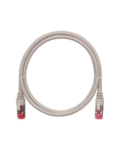 Шнур коммутационный 2хRJ45/8P8C S/FTP кат.6A (NMC-PC4SA55B-030-C-GY) NIKOMAX (3 м) в Рыбинске Патчкорды (медные) Pintop.ru