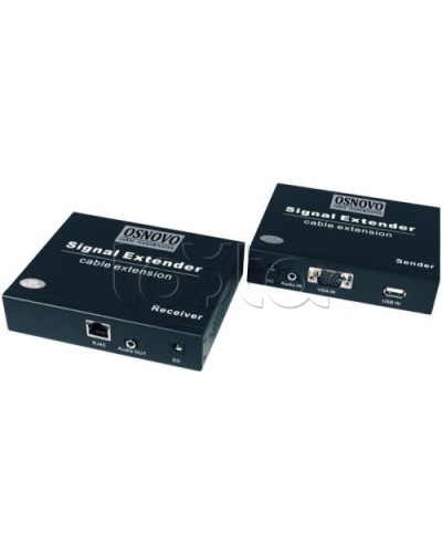 Комплект (передатчик+приемник) для передачи VGA OSNOVO TLN-VKM/1+RLN-VKM/1(ver.2) в Рыбинске Видеоусилители, Модуляторы, Делители Pintop.ru