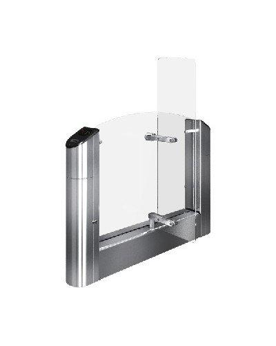 Модуль турникета крайний с высокими створками и картоприемником Oxgard Praktika T-04-SMTК-660 в Рыбинске Турникеты Pintop.ru