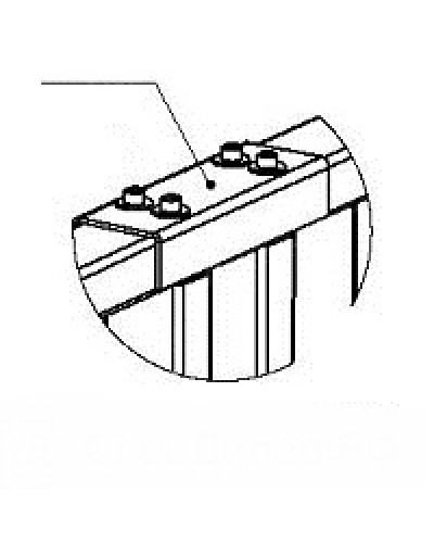 Накладка верхняя PERCo-RF01 0-05 в Рыбинске Дополнительное оборудование для СКУД Pintop.ru