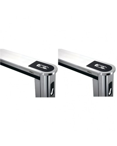 Комплект крышек (2 шт)из нержавеющей стали для турникета PERCo-STC-01S в Рыбинске Ограждения Pintop.ru