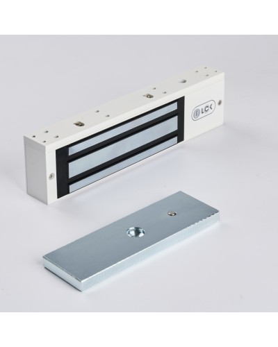 R-Lock RL-EM350-L0W - Электромагнитный замкок, 350кг, DC12/24B, цвет белый, RAL9016(белый) в Рыбинске Электромагнитные замки Pintop.ru