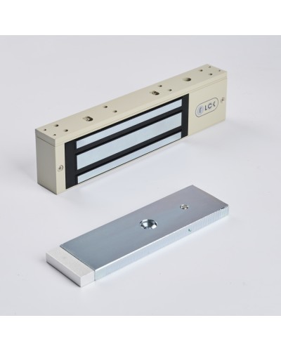 R-Lock RL-EM350-LSG - Электромагнитный замкок, 350кг, DC12/24B, цвет серый, RAL7032 (галечный серый), два датчика втроены в корпус замка: датчик Холла и магнито-контактный датчик в Рыбинске Электромагнитные замки Pintop.ru