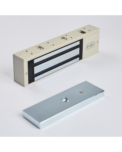 R-Lock RL-EM500-L0G - Электромагнитный замкок, 500кг, DC12/24B, цвет серый, RAL7032 (галечный серый) в Рыбинске Электромагнитные замки Pintop.ru