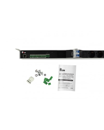 Блок силовых розеток с контроллером REM R-MC1-32-2x2S-2x3C13-2x2C19-A-1420-K в Рыбинске Блоки розеток Pintop.ru