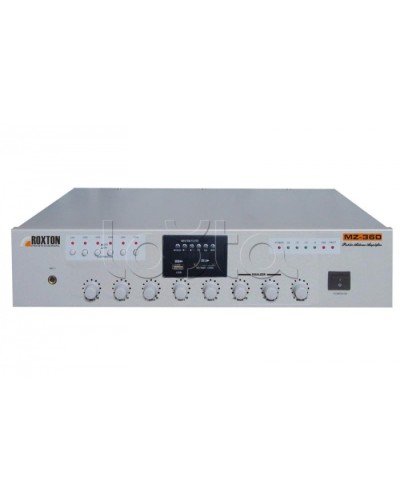 Микшер-усилитель ROXTON MZ-360 в Рыбинске Система оповещения и трансляции Roxton Pintop.ru