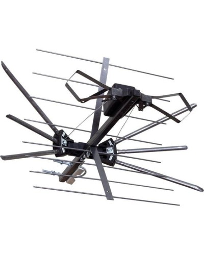 Антенна ТВ наружная АКТИВНАЯ для аналогового и цифрового ТВ REXANT (34-0401) в Рыбинске Системы видеонаблюдения Pintop.ru