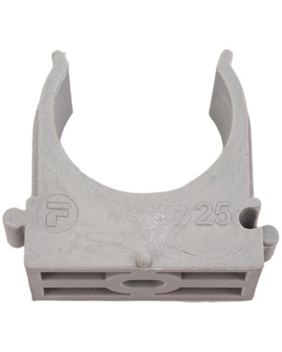 Крепёж-клипса для труб ø25 мм, серая (100 шт/уп)Rexant (28-0125-2) в Рыбинске Держатели, клипсы, скобы Pintop.ru