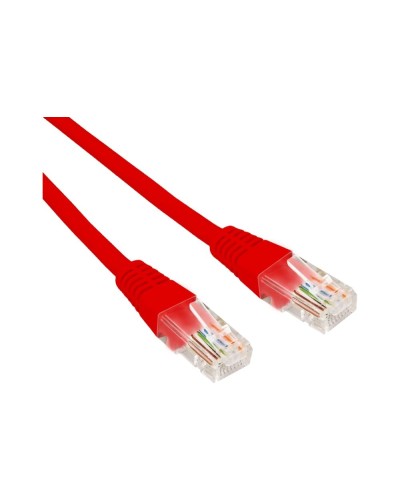 Патч-корд U/UTP, CAT 6, RJ45-RJ45, 26AWG, LSZH, красный, 0,3м REXANT 02-0293-03 в Рыбинске Патчкорды (медные) Pintop.ru