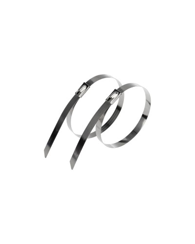 Стяжка кабельная стальная (304) 400x4,6мм (50 шт/уп) REXANT (07-0408) в Рыбинске Стяжки-хомуты Pintop.ru