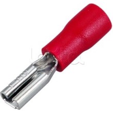 Клемма плоская изолированная 0.5-1.5 мм² (КПИ гнездо - 3.8мм) (100шт/уп) REXANT 08-0411