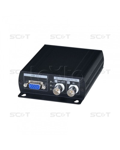 Преобразователь-разветвитель AHD/HDCVI/HDTVI в HDMI/VGA/CVBS SC&T AD001HD4 в Рыбинске Видеоусилители, Модуляторы, Делители Pintop.ru
