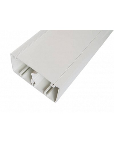 Кабельный канал с крышкой100х50х2000мм (белый) SPL 100001S в Рыбинске Кабель-канал Pintop.ru