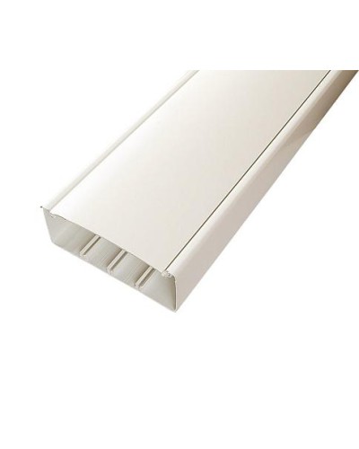 Кабельный канал с крышкой 130х50х2000мм (белый) SPL (130001S) в Рыбинске Кабель-канал Pintop.ru