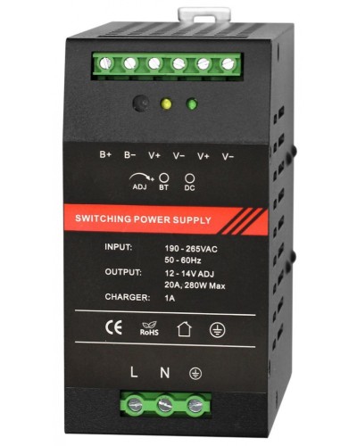 Блок питания Smartec ST-PS120BDU-BK в Рыбинске Дополнительное оборудование для СКУД Pintop.ru