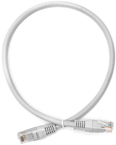 Патч-корд RJ45 TWT FTP кат.5e, с заливными колпачками, 1.0 м, серый TWT TWT-45-45-1.0/S-GY в Рыбинске Патчкорды (медные) Pintop.ru