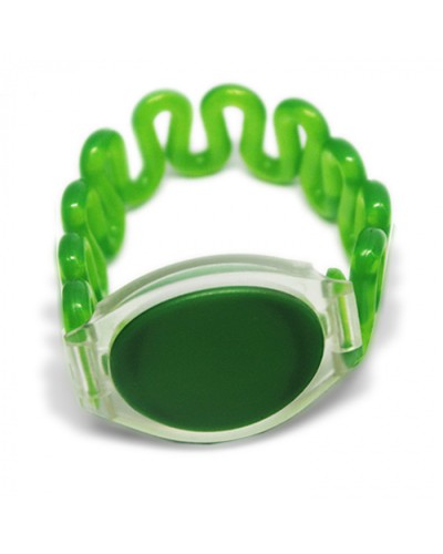 Браслет TS пружинный (зеленый) Tantos EM-Marine в Рыбинске Оптовые идентификаторы Pintop.ru