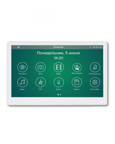 Монитор Tantos Stark HD SE Tuya (White) XL в Рыбинске Абонентские IP устройства Pintop.ru