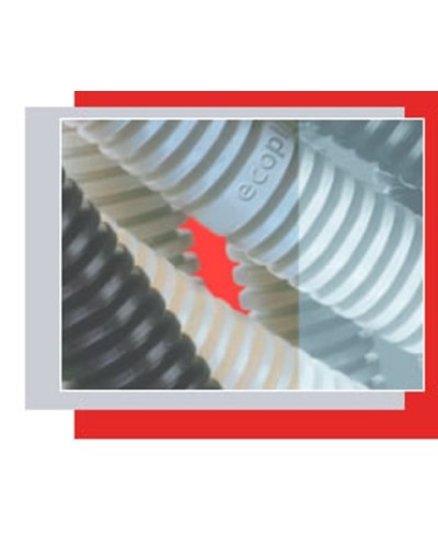 Труба гофр. ПВХ 16 мм (100 м) Экопласт (10016) в Рыбинске Труба гофрированная Pintop.ru