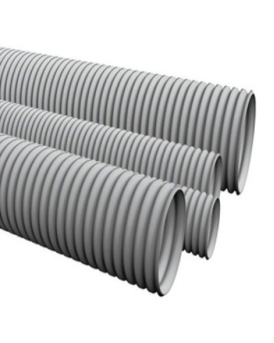 Труба ПВХ гофрир. легкая, диам 50мм Экопласт 10050 в Рыбинске Труба гофрированная Pintop.ru