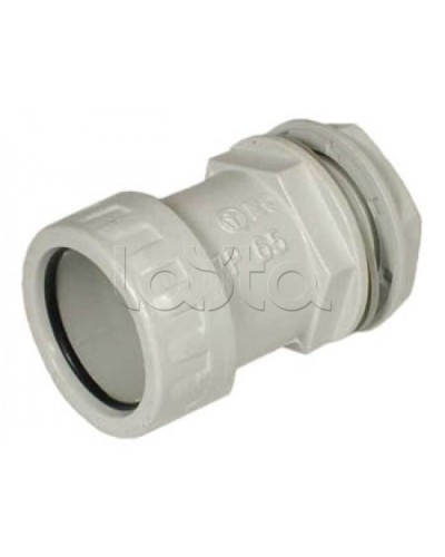 Муфта «труба-коробка» D25 мм Экопласт 42725 в Рыбинске Аксессуары для труб (ОКЛ) Экопласт Pintop.ru