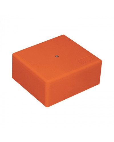 MB75 Коробка огн. E-110,о/п 75х75х40, с гладкими стенками,без галогена, заземление, IP41, 5P, (1,5-6мм2), цвет оранж в Рыбинске Распределительные коробки Pintop.ru