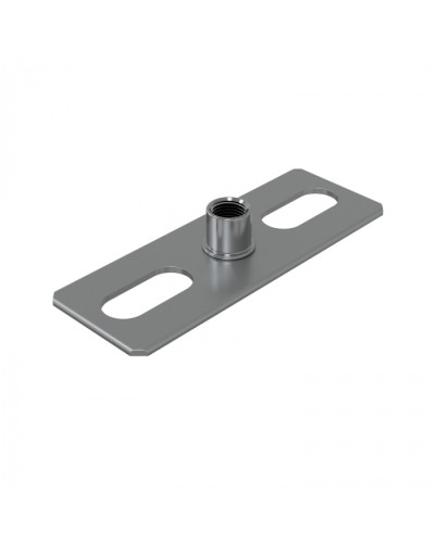 Пластина опорная с гайкой М8 (1уп=150шт) Экопласт (59920) в Рыбинске Аксессуары для лотков Pintop.ru