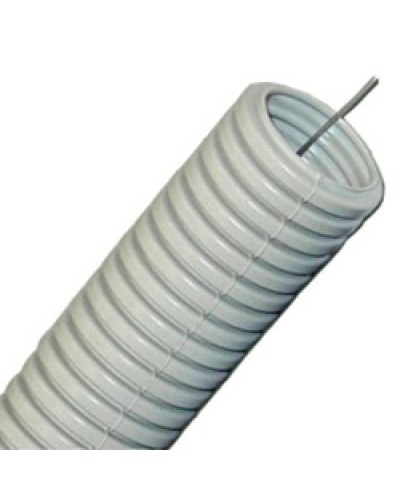 Труба гофрированная HFFRLS тяжелая диам 50 мм, с зондом, без галогена, низкое дымовыделение, трудногорючая Экопласт 61150HFFRLS в Рыбинске Труба (ОКЛ) Экопласт Pintop.ru