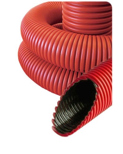 NR040 Гофрированные трубы для прокладки кабеля под землей с протяжкой D40мм (внешн.) (801040) в Рыбинске Труба гофрированная Pintop.ru