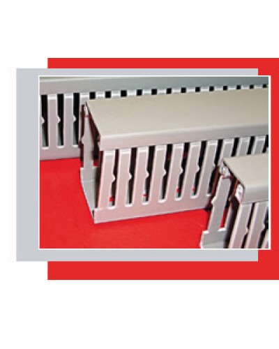 Короб перфорированный 60х100 мм (серый) Экопласт СР-Е184 в Рыбинске Кабель-канал Pintop.ru