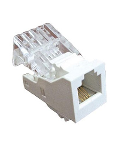 Экопласт RJ-12 Модуль инф. розетки 110/Krone, бел., LK45 в Рыбинске Аксессуары для кабель-канала Pintop.ru