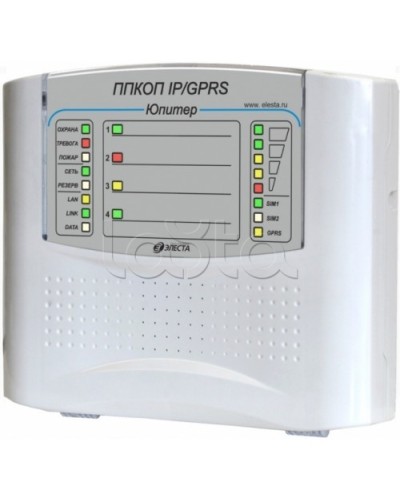 Элеста Юпитер-1431 (ППКОП Юпитер-4 IP/GPRS, пластик. корпус) в Рыбинске Приемно-контрольные приборы Pintop.ru