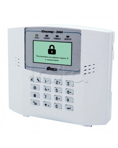 Устройство оконечное объектовое Элеста Юпитер-2444 (УОО Юпитер-4 IP/GPRS, ЖК-экран) в Рыбинске Приемно-контрольные приборы Pintop.ru