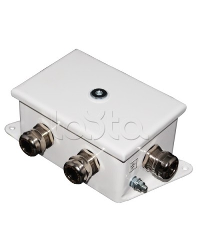 Коробка монтажная огнестойкая Гефест КМ-О (12к)-IP66-d, три ввода 120х80х68 в Рыбинске Распределительные коробки Pintop.ru