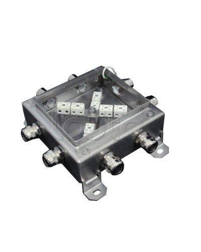 Коробка монтажная огнестойкая Гефест КМ-О (16к*10,0)-IP66 1515нерж, 8 вводов в Рыбинске Распределительные коробки Pintop.ru