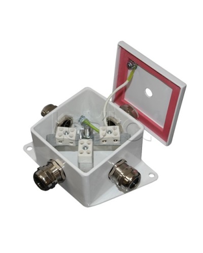 Коробка монтажная огнестойкая Гефест КМ-О (6к*6,0)-IP66, три ввода 80х80х68 в Рыбинске Распределительные коробки Pintop.ru