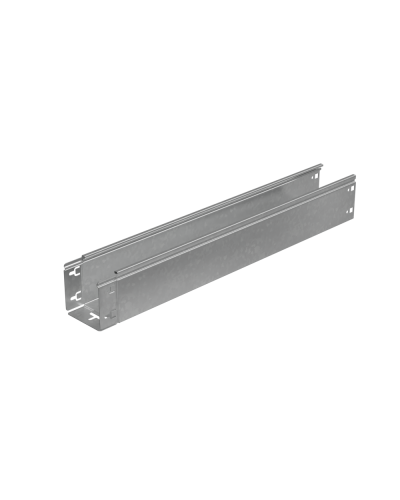 Лоток неперфорированный 100х100х1,2 L4000 мм Быстрый монтаж ПЛЮС КМ-профиль (LNplus100-100-1.2-4000) в Рыбинске Кабельные лотки Pintop.ru