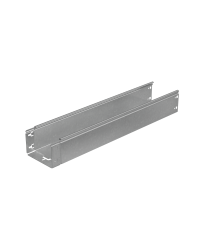 Лоток неперфорированный 100х150х1,2 L4000 мм Быстрый монтаж ПЛЮС КМ-профиль (LNplus100-150-1.2-4000) в Рыбинске Кабельные лотки Pintop.ru